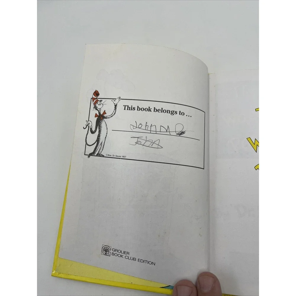 1 - VINTAGE - 1974 - THERE'S A‎ WOCKET IN MY POCKET ! BY DR. SEUSS HC BOOK #001